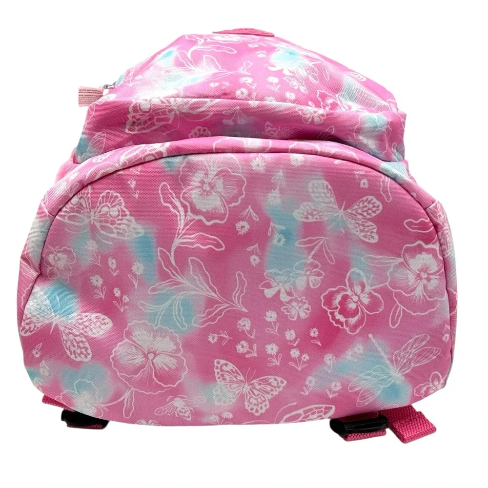 Kipling Challenger Women's Small Backpack Garden Clouds Butterfly & Floral Theme
